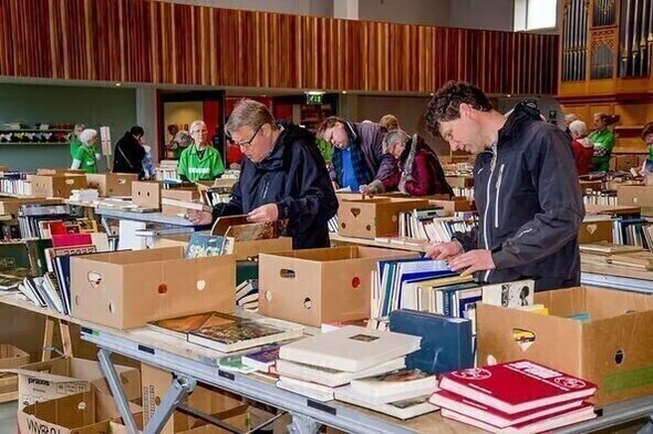 Vrijwilligers gezocht voor boekenmartkt 26 t/m 28 oktober 
