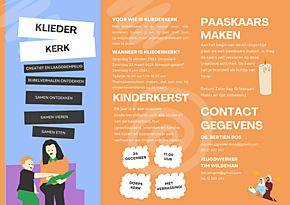 Activiteiten voor kinderen (achterkant)