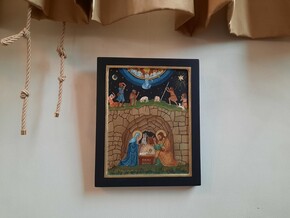 Iconen geschilderd in aanloop naar Pasen