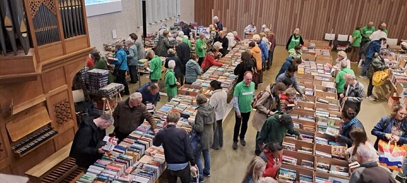 Boekenmarkt levert record van 12 mille op