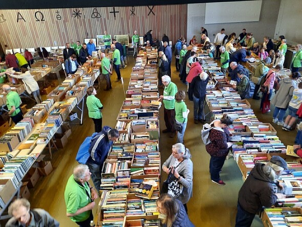 Boekenmarkt levert record van 12 mille op