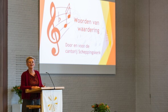 Afscheid van de cantorij van de Scheppingskerk