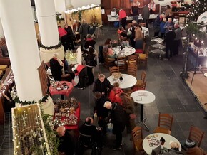 Inzamelen voor kerstmarkt