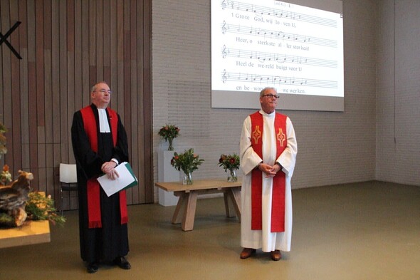 Terugblik afscheid ds. Janco Wijngaard en bevestiging ds. Bram-Willem Aarnoutse