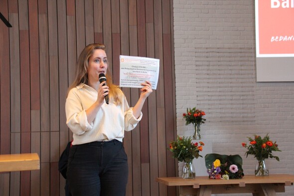 Cheque voor Bangladesh