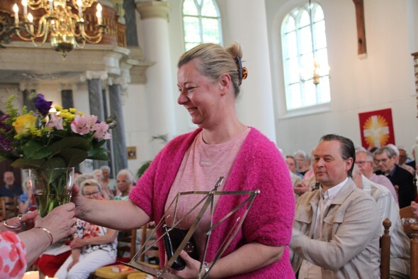 Terugblik bevestiging Edith Nijenhuis voorzitter kerkenraad