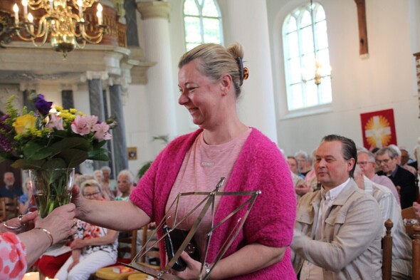 Terugblik bevestiging Edith Nijenhuis voorzitter kerkenraad