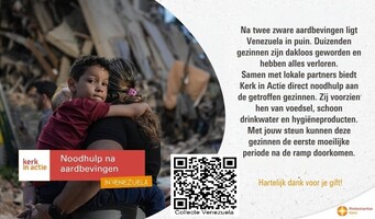 Extra noodhulpcollecte Venezuela op 12 juli 2026