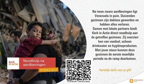 Extra noodhulpcollecte Venezuela op 12 juli 2026