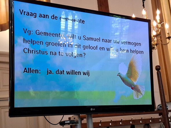 Terugblik doopdienst Samuel Konijnenberg