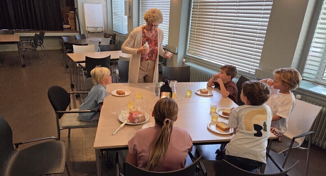 Zondag 27 September jl. was er een mooie kindernevendienst.