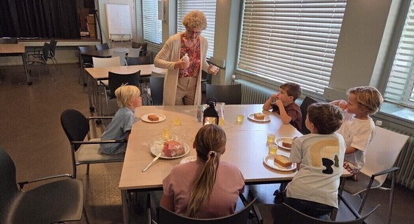 Zondag 27 September jl. was er een mooie kindernevendienst.