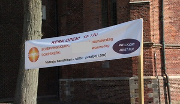 De kerk is open